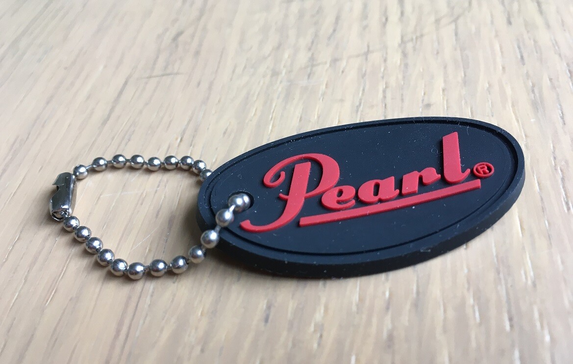Genuine Pearl Key Fob / Luggage Tag / Dog Tag