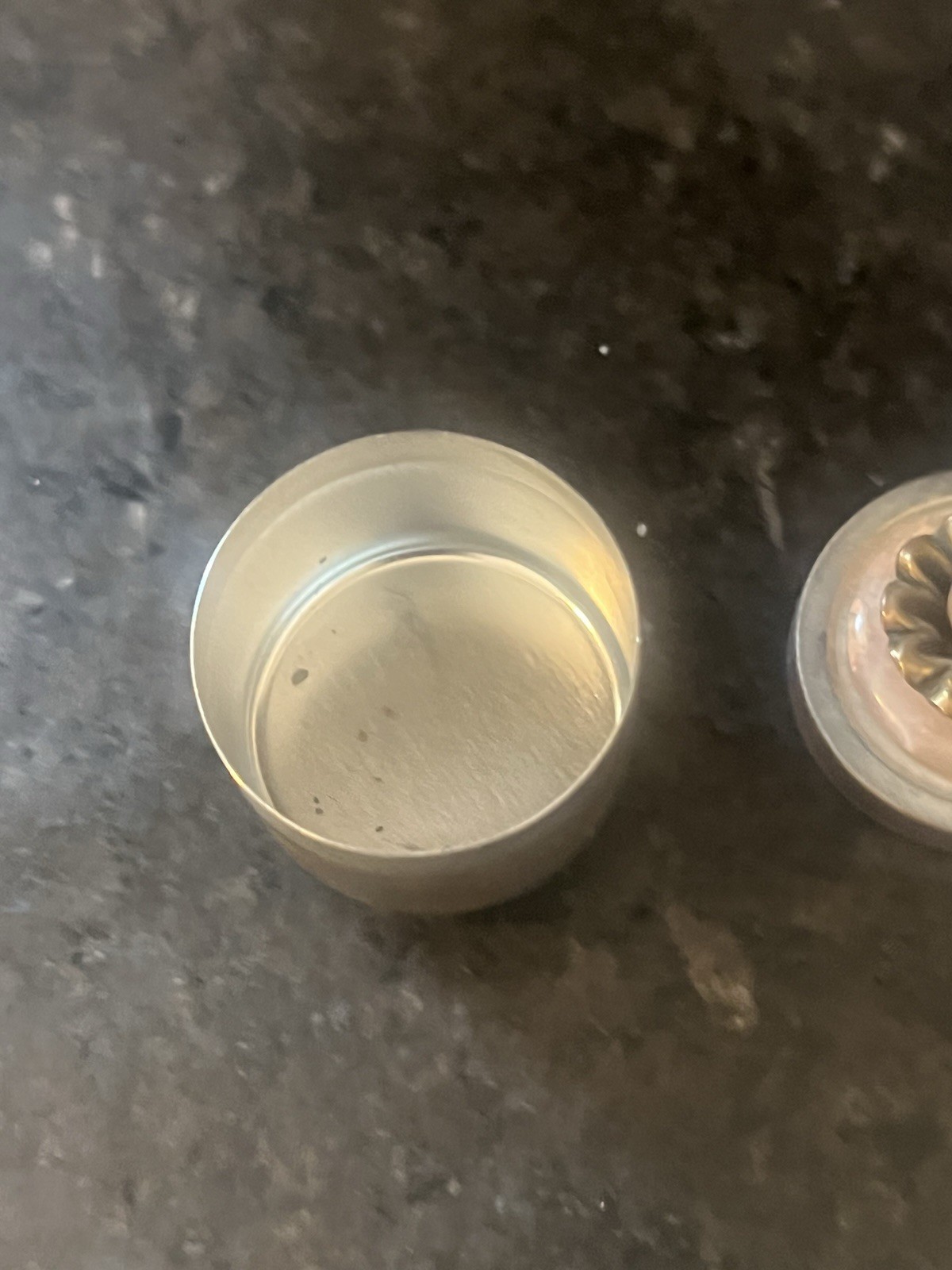 AMR Stone Stash Box Round Trinket Box