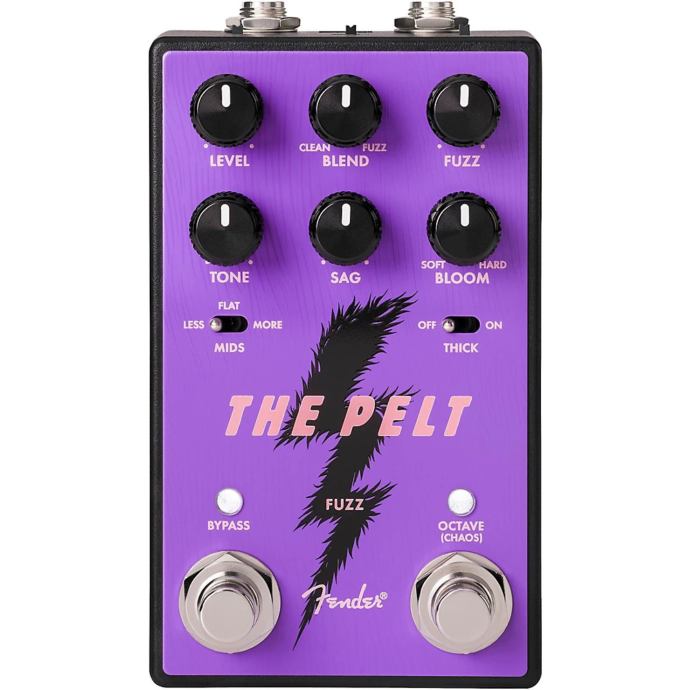 Fender The Pelt Fuzz V2 Guitar Effects Pedal - Purple