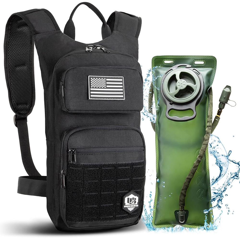 3L Water Bladder Hydration Pack Bag Water Storage Backpack for Hiking Camping