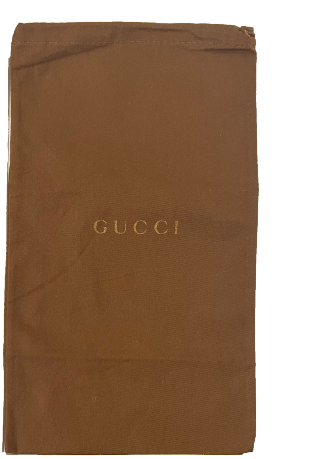 Gucci Dust Bag Brown Travel Storage Clutch Purse Shoe Pouch 8x15 2 in Stock ❤