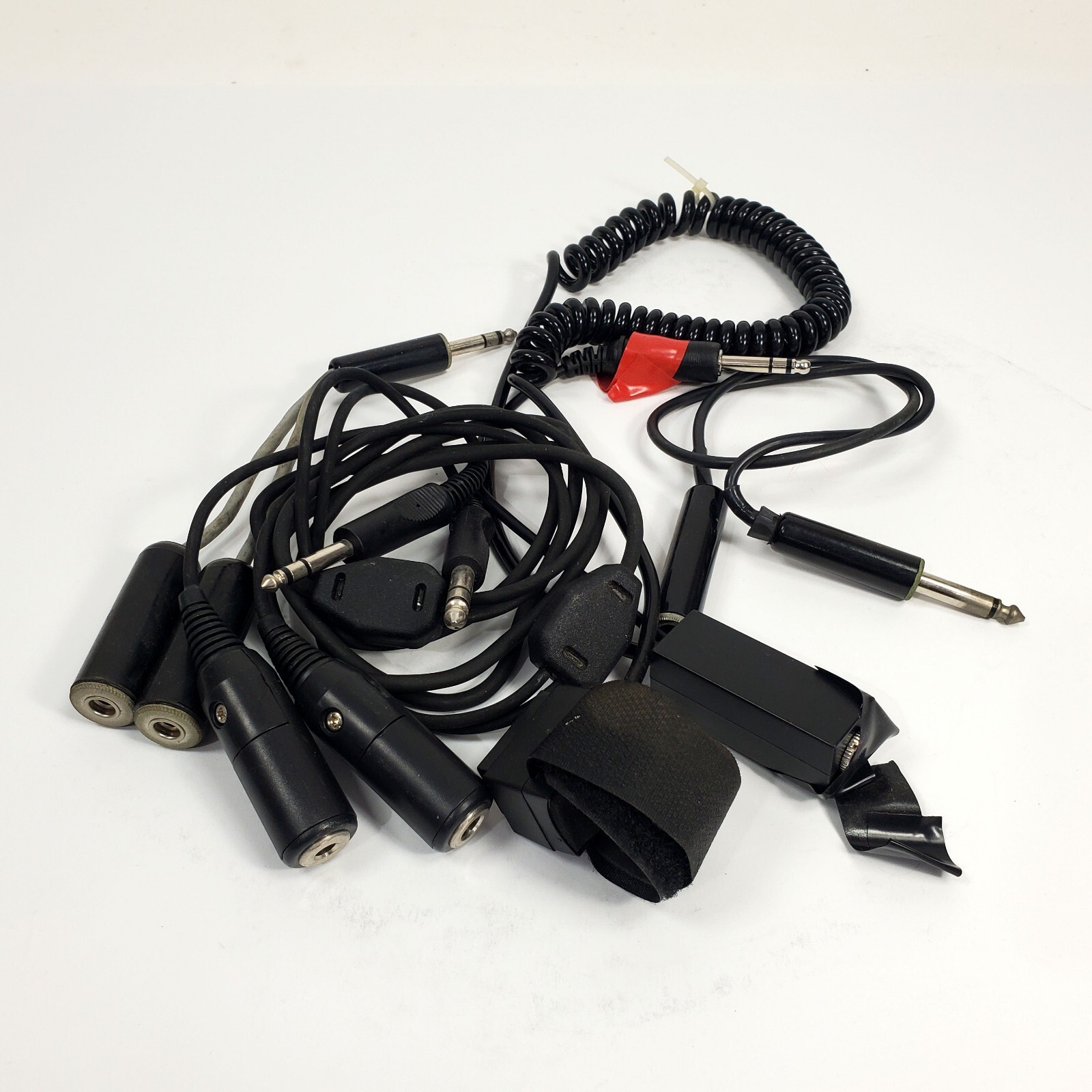 Assorted Avionics Headset Adapters and PTT Button