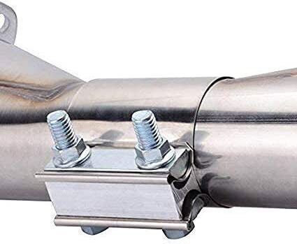 5" inch 2pack Stainless Steel 304 Lap Joint Clamp Heavy Duty Exhaust Band Clamp
