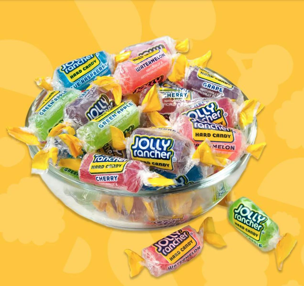 Jolly Ranchers Hard Candy Assorted - 2 LB Bulk Bag (Approximately 150 Pieces) -