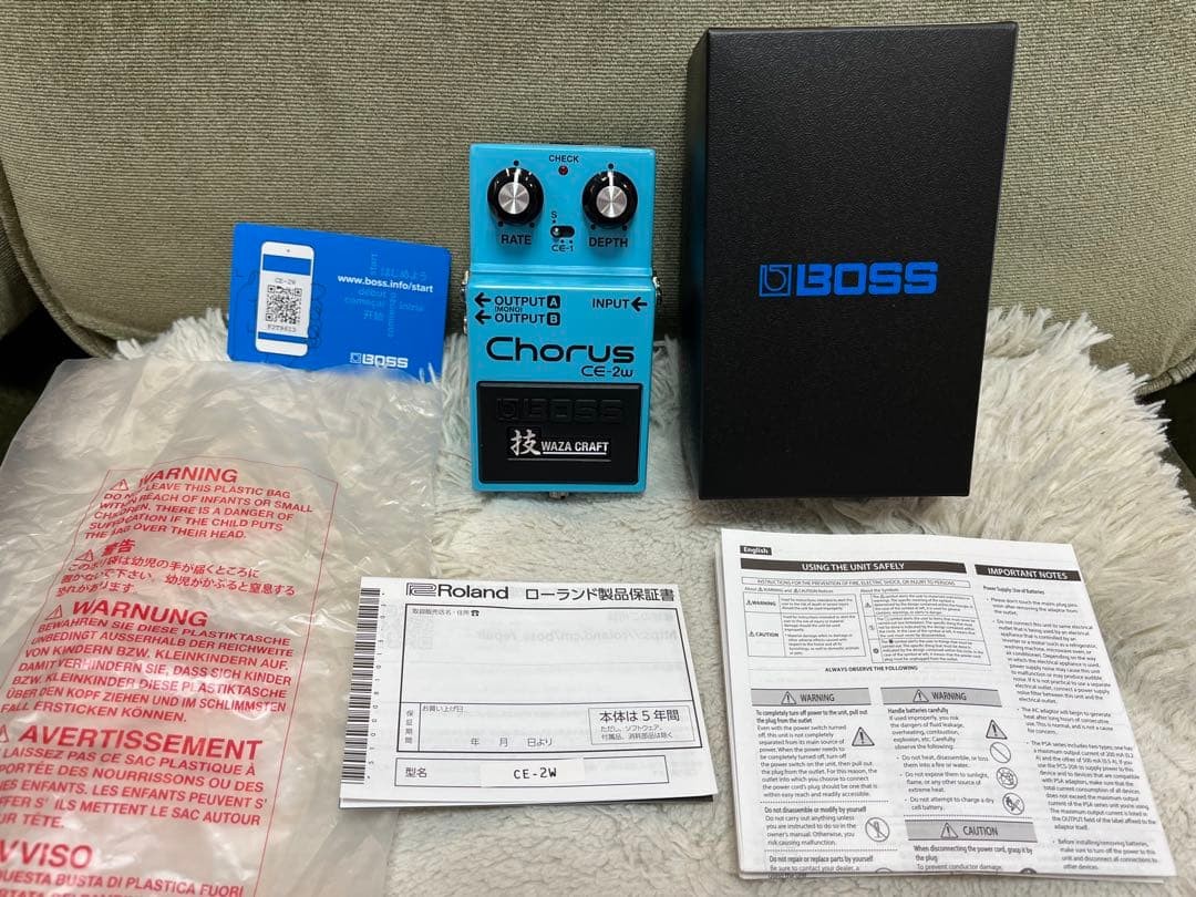 Japan Made BOSS CE-2w Chorus Effector Pedal Waza Craft