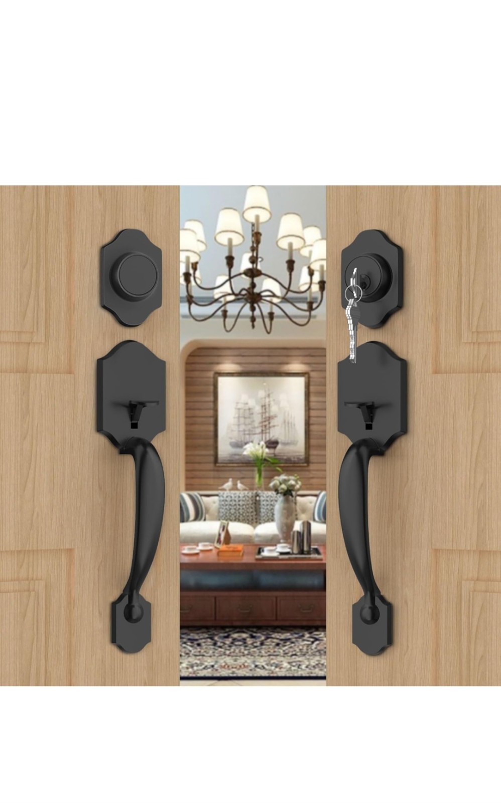 Golden Warm Entrance Lock