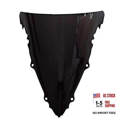 For Yamaha YZF600 R6 2003 2004 2005 black Windshield WindScreen Double Bubble