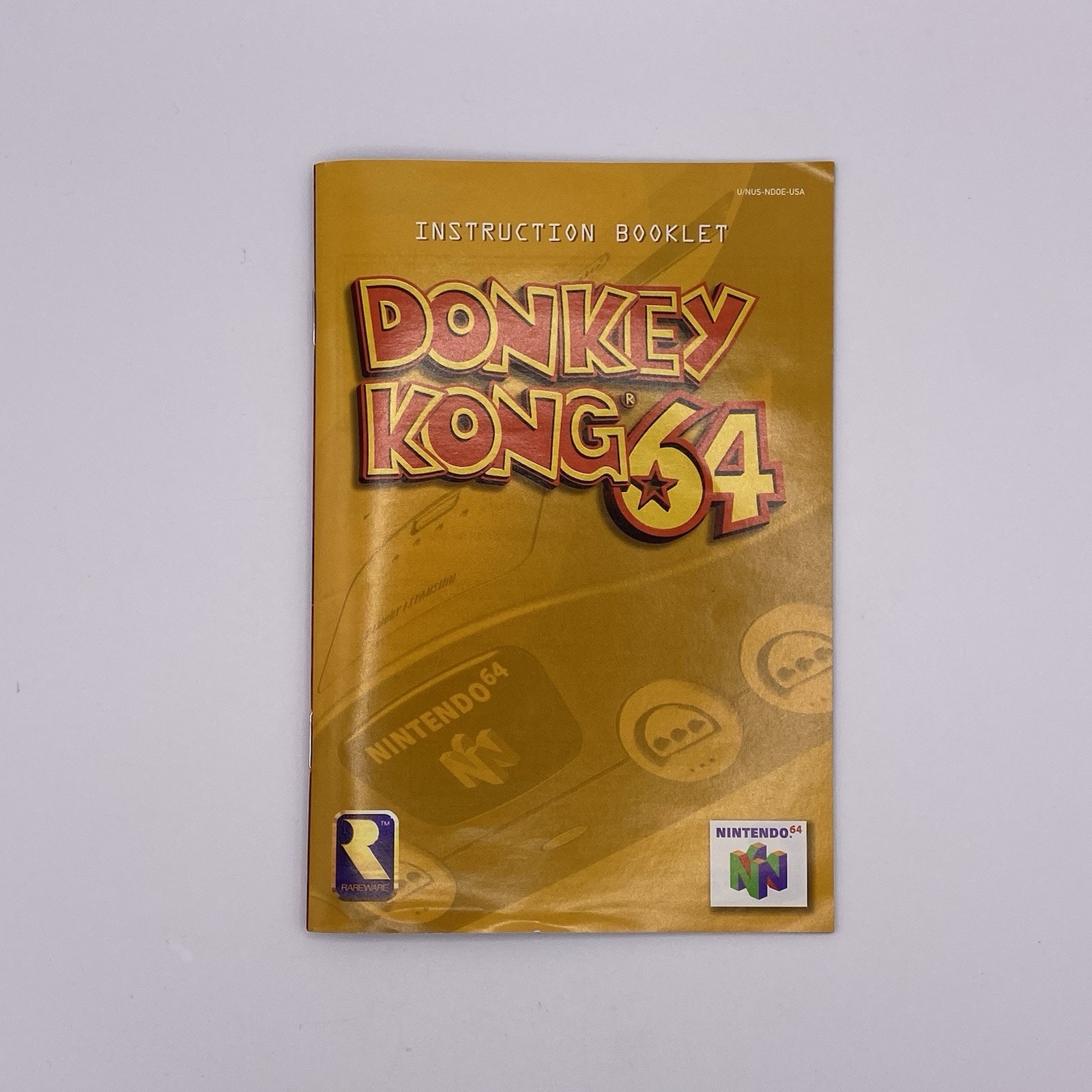 Donkey Kong 64 Nintendo 64 N64 Instruction Manual Booklet ONLY