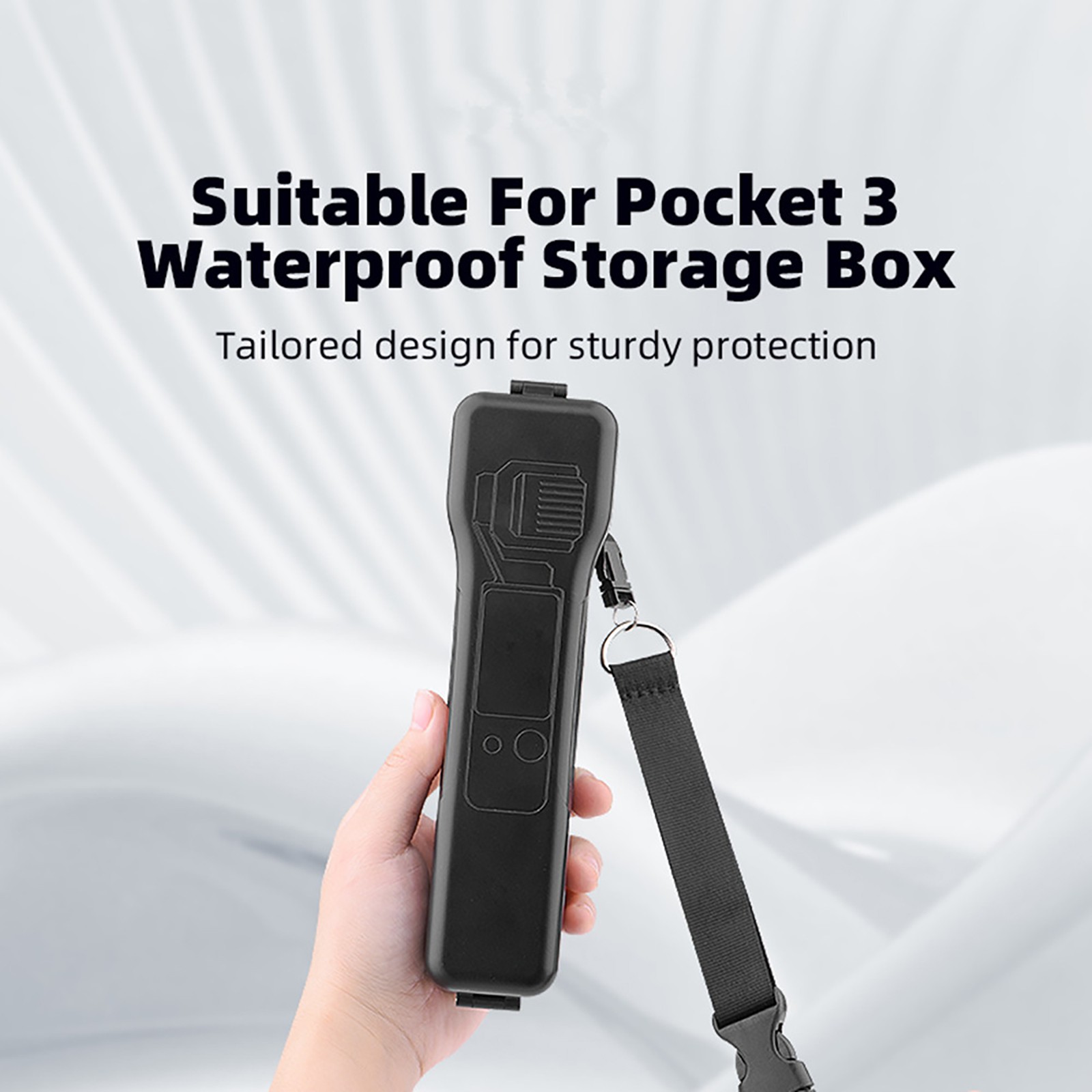 ABS Waterproof Storage Box With Rope For DJI Osmo Pocket 3 Accessories