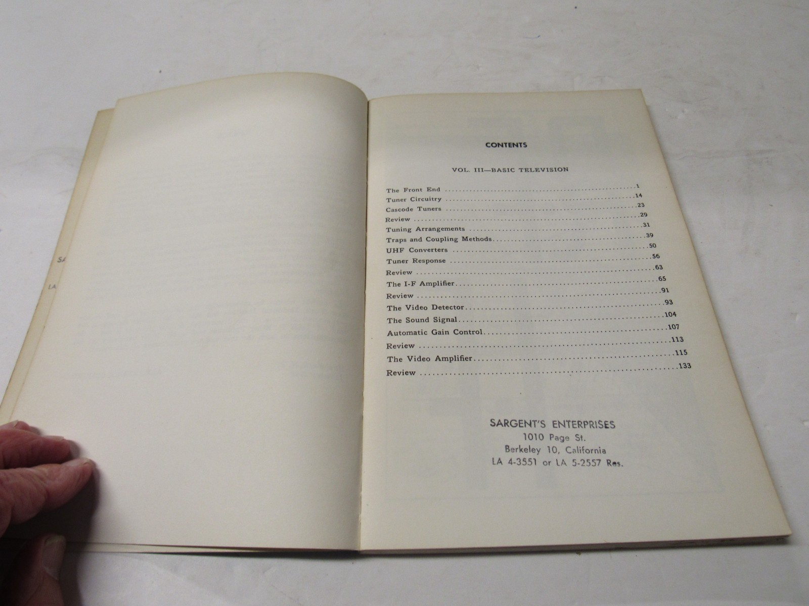 Basic Television Vol 3 A. Schure Rider Publication c 1958