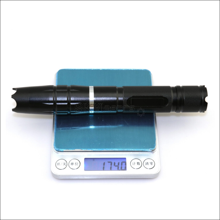 1mw Adjustable Focus 450nm Blue Laser pointer Pen Visible Beam Light USA