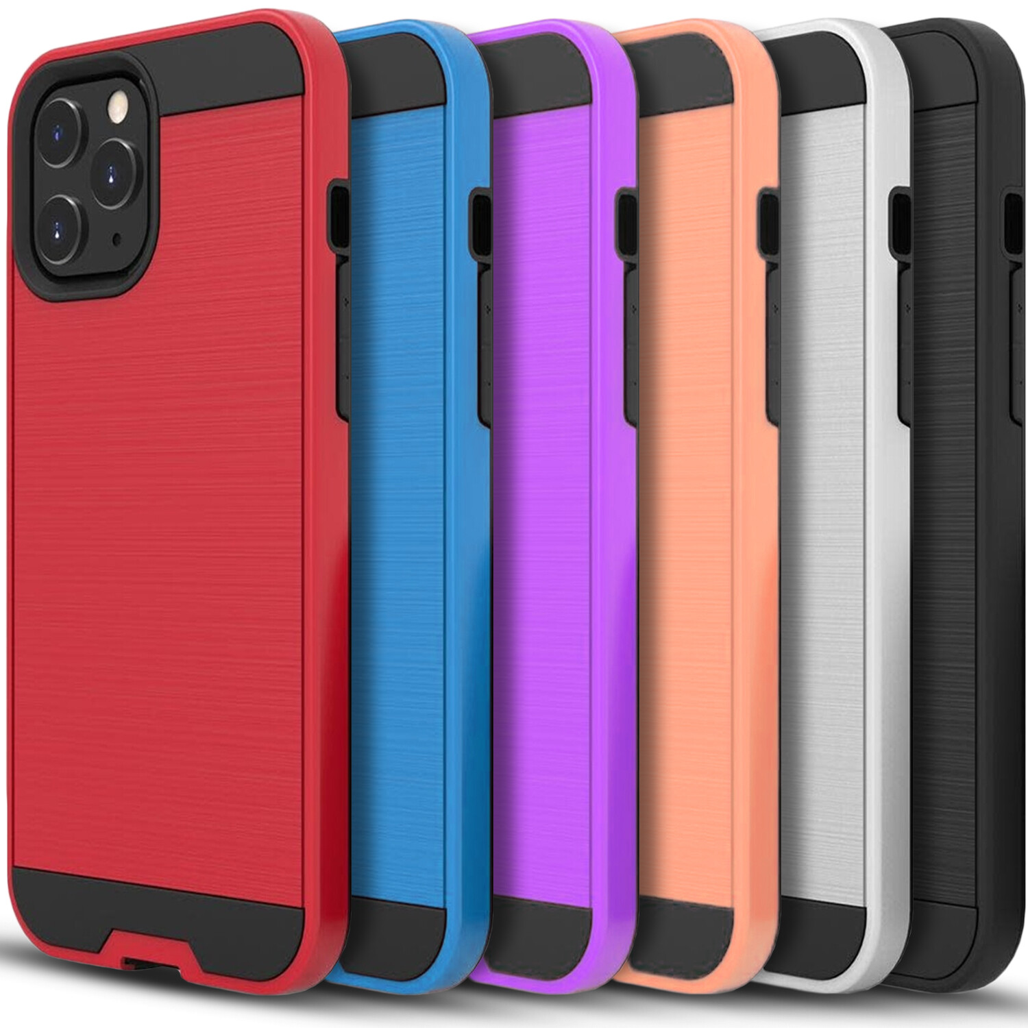 For iPhone 11 Case /11 Pro Max Phone Cover Shockproof Rugged + Tempered Glass