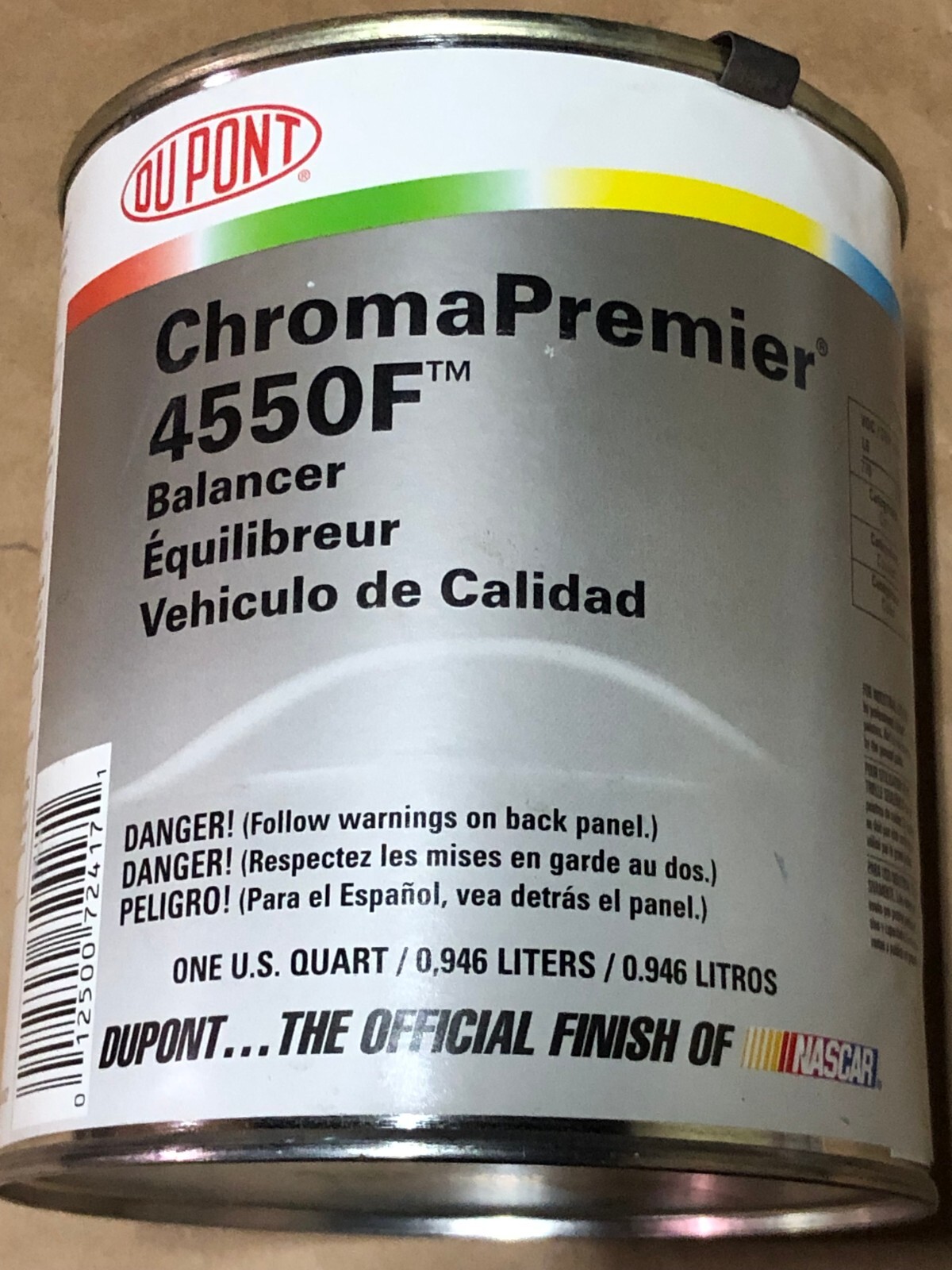 1 QUART DUPONT CHROMAPREMIER 4550F BALANCER CHROMA PREMIER