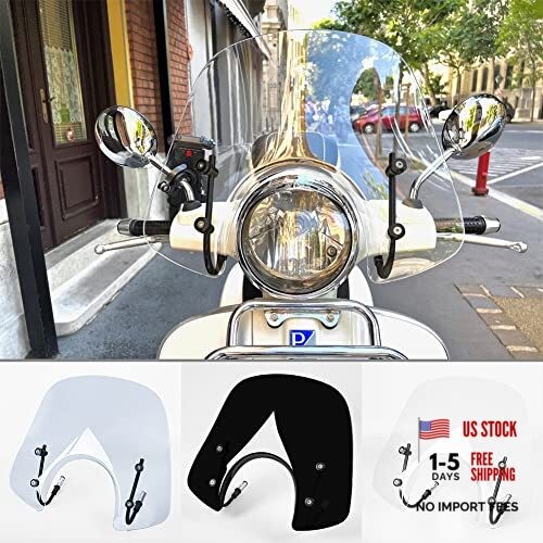 Sport Bikes Scooter Windscreen Windshield Flyscreen Wind Screen Deflector Clear