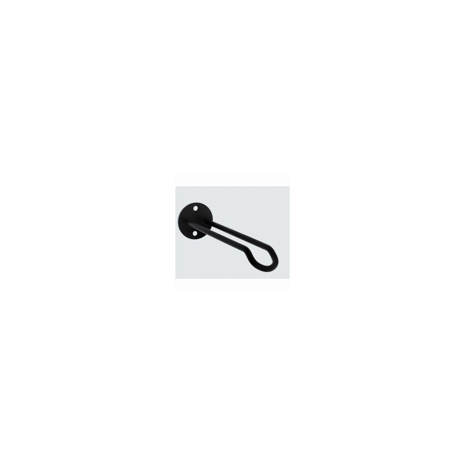 National Hardware N275-520 Plant Hanger Wall Base, Black, 20-Lb. Load, 7 In. -
