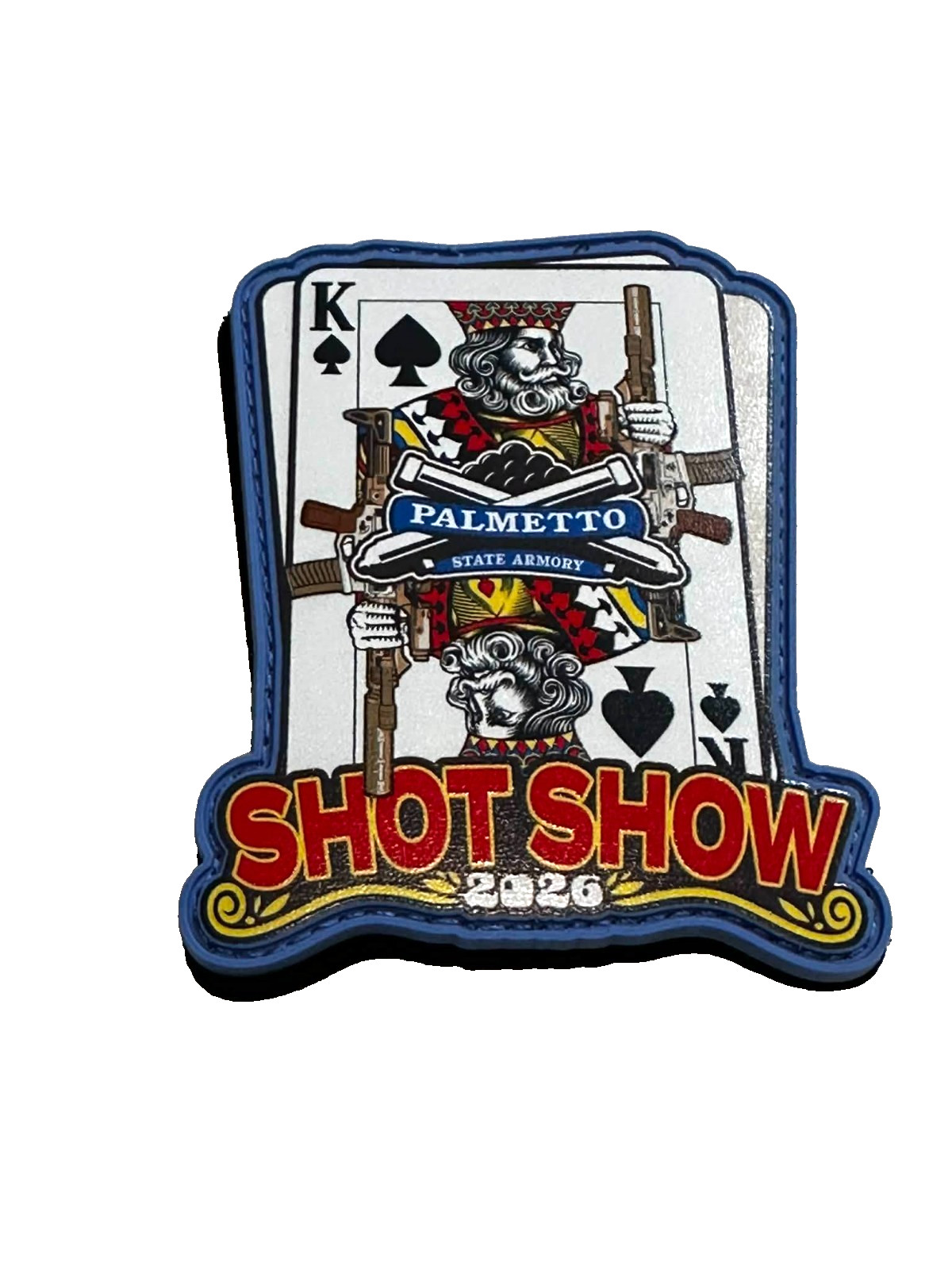 SHOT Show 2026 Palmetto State Armory custom PVC patch, Hook & Loop, NEW!