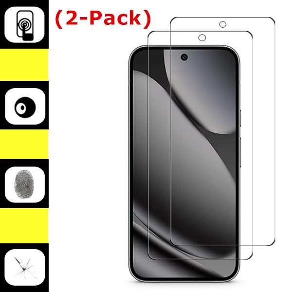 2P Tempered Glass Screen Protector For Google Pixel 10/10 Pro/10 Pro XL/10a