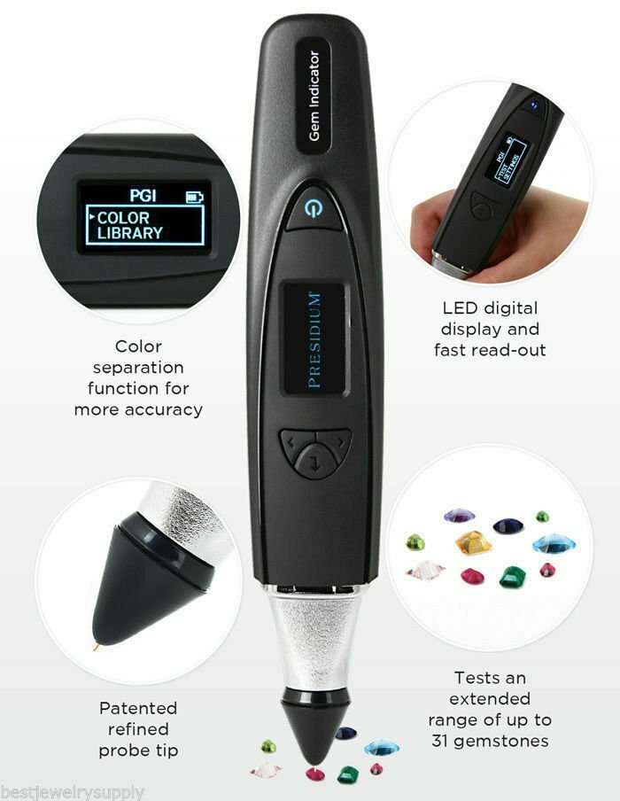 Presidium GEM Indicator PGI - Colored Gemstone Diamond Tester - NEW