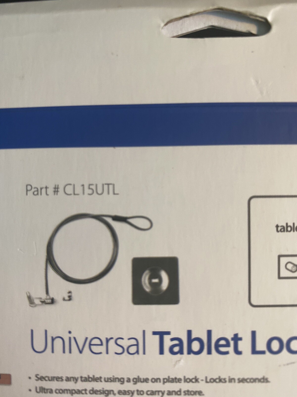 Maclocks Universal Tablet Lock Secures any Tablet in Seconds with Key New in Box