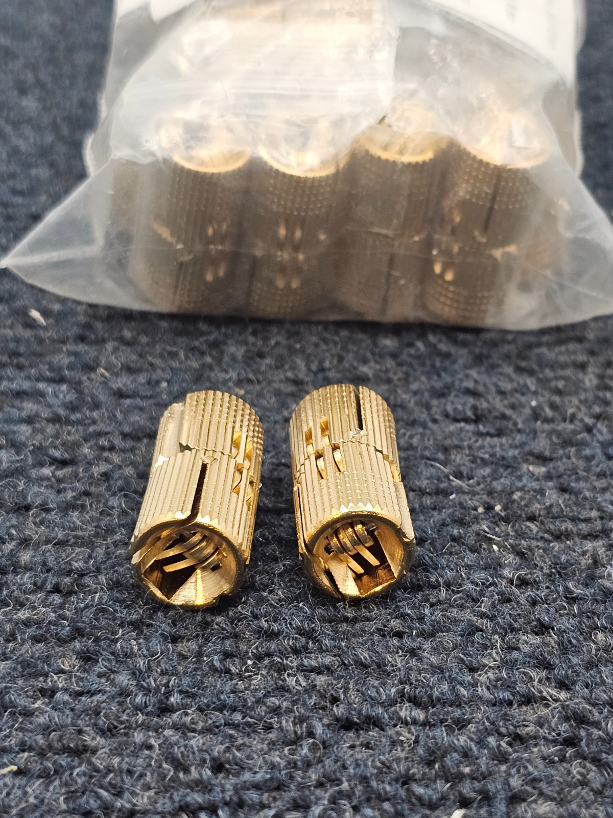 (QTY 24) Barrel Hinge Satin Brass BH144