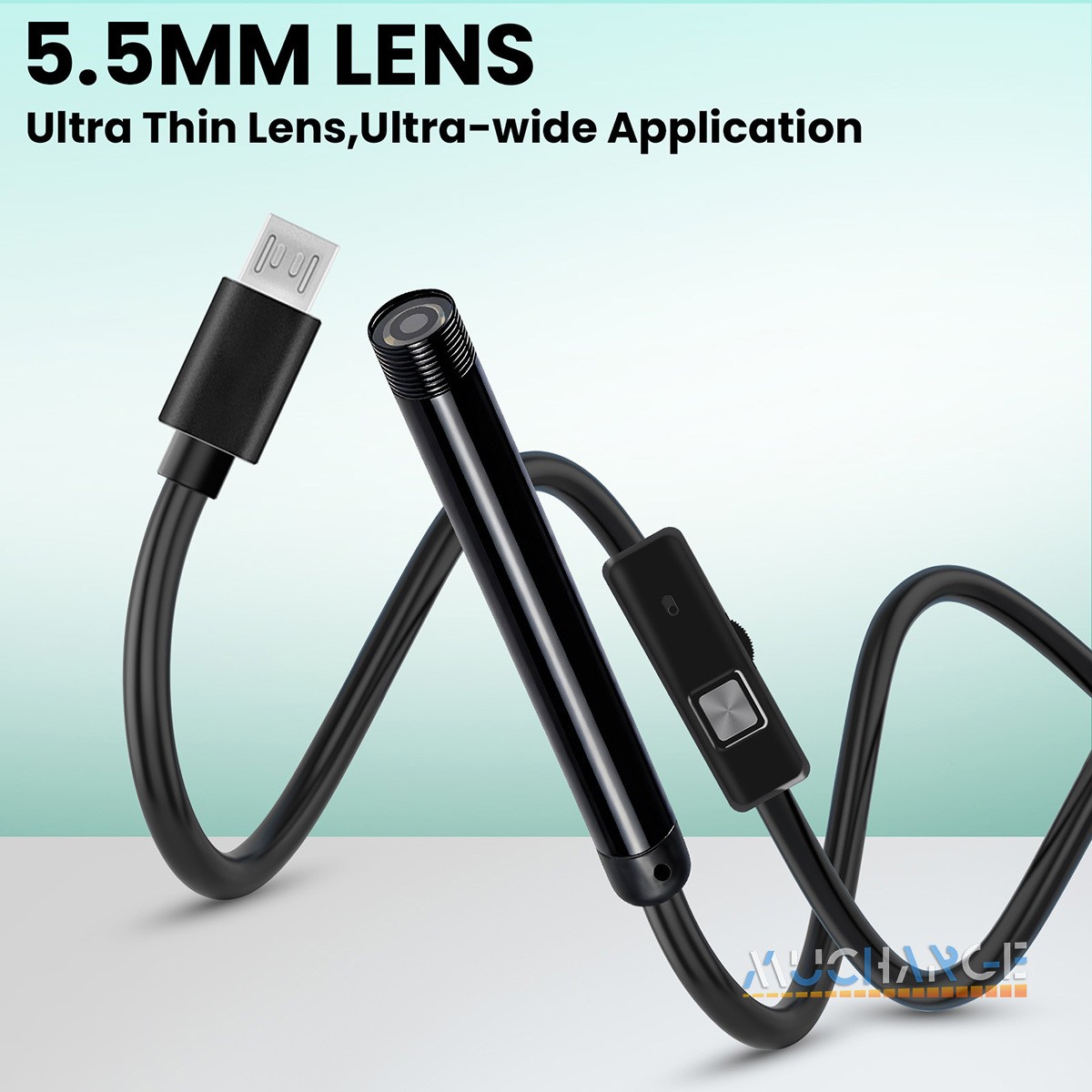 2M/5M USB Borescope Endoscope Flexible Snake Inspection Camera Plug Android PC