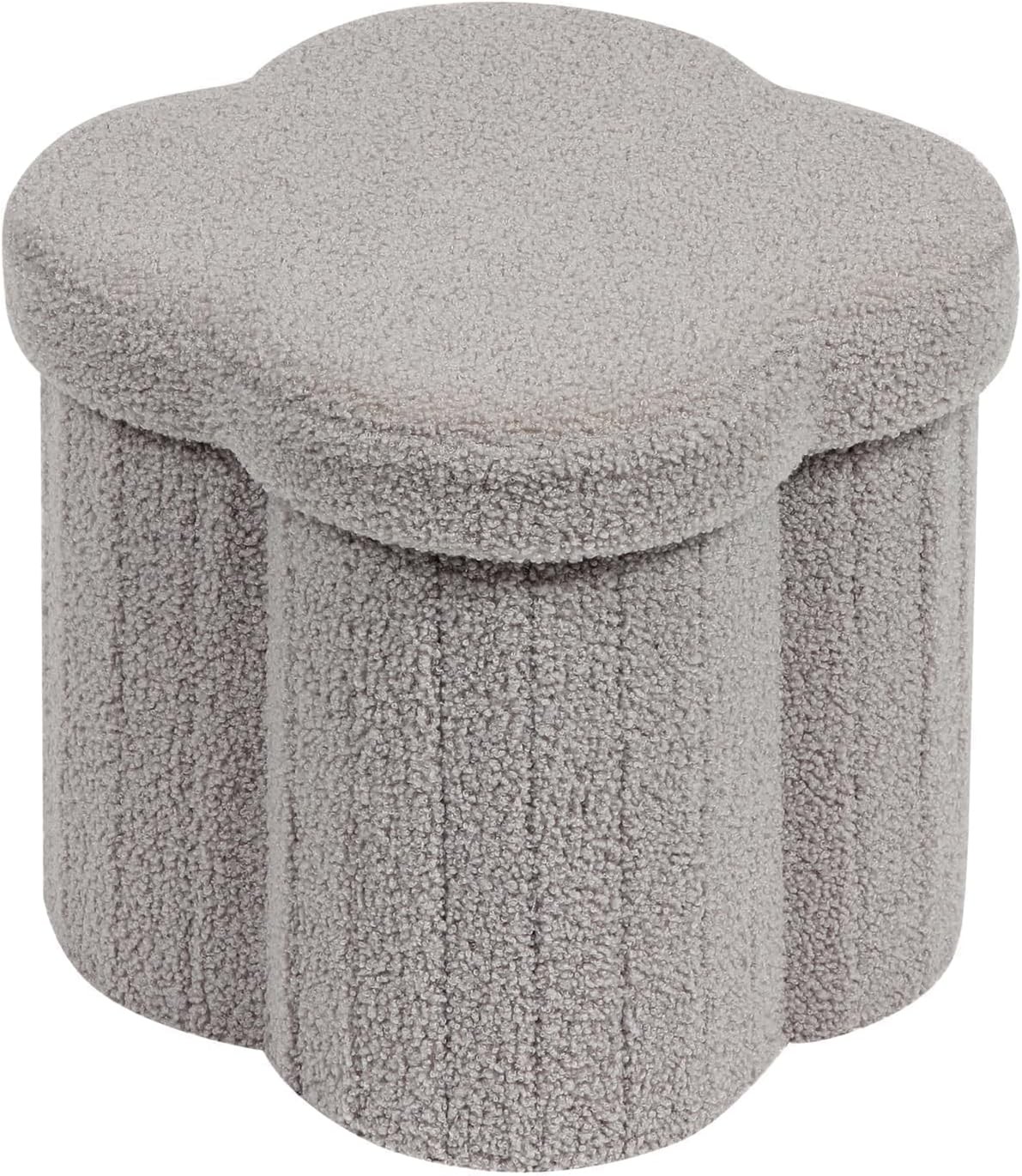 Storage Ottoman Cube Flowers Shaped Ottomans W/ Storage Foot Stool Footrest