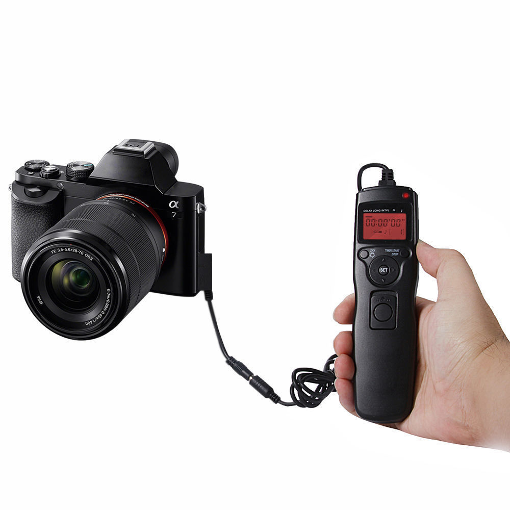 LCD Shutter Release Timer Remote Control Cord Sony Camera RX100M2 RX100M3 HX400