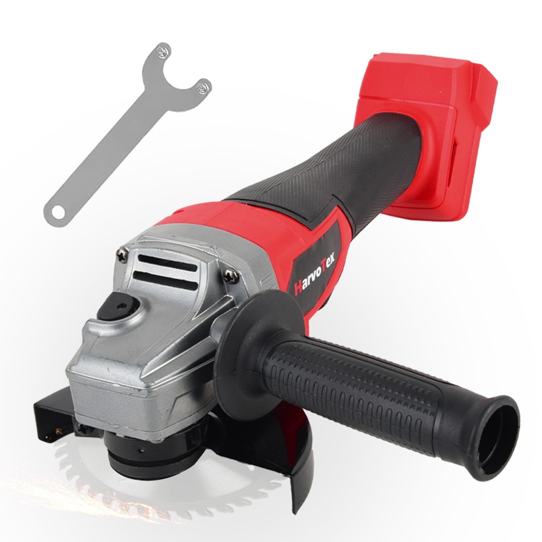 Cordless 4-1/2" Power Angle Grinder for Milwaukee 18V Battery Brushless 11000RPM