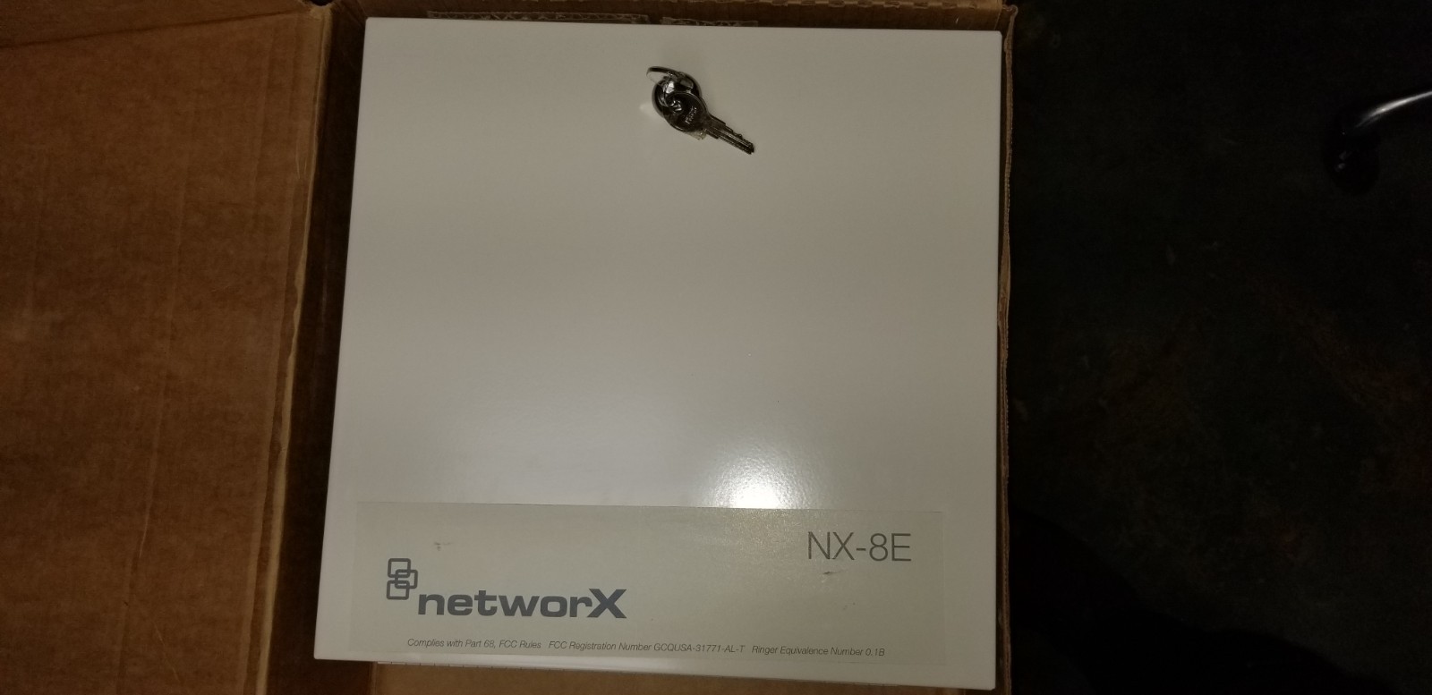 Interlogix GE Security NetworX NX-8E Alarm Control Panel Board & Enclosure NEW