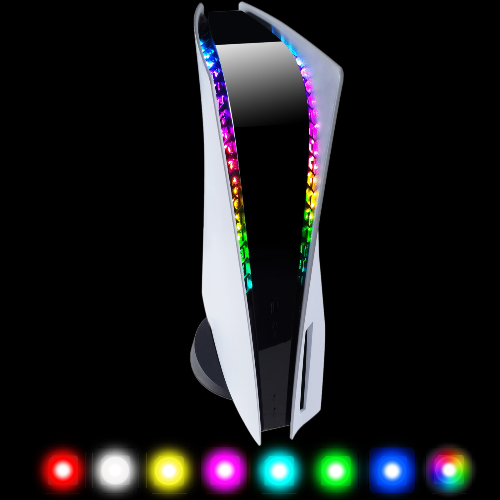 7 Colors 29 Effects DIY Flexible Decoration  RGB LED Light Strip for ps5 Console