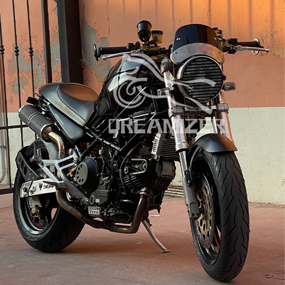 5"-7" Motorcycle Windshield Windscreen Deflector For Ducati Monster 900 695 620