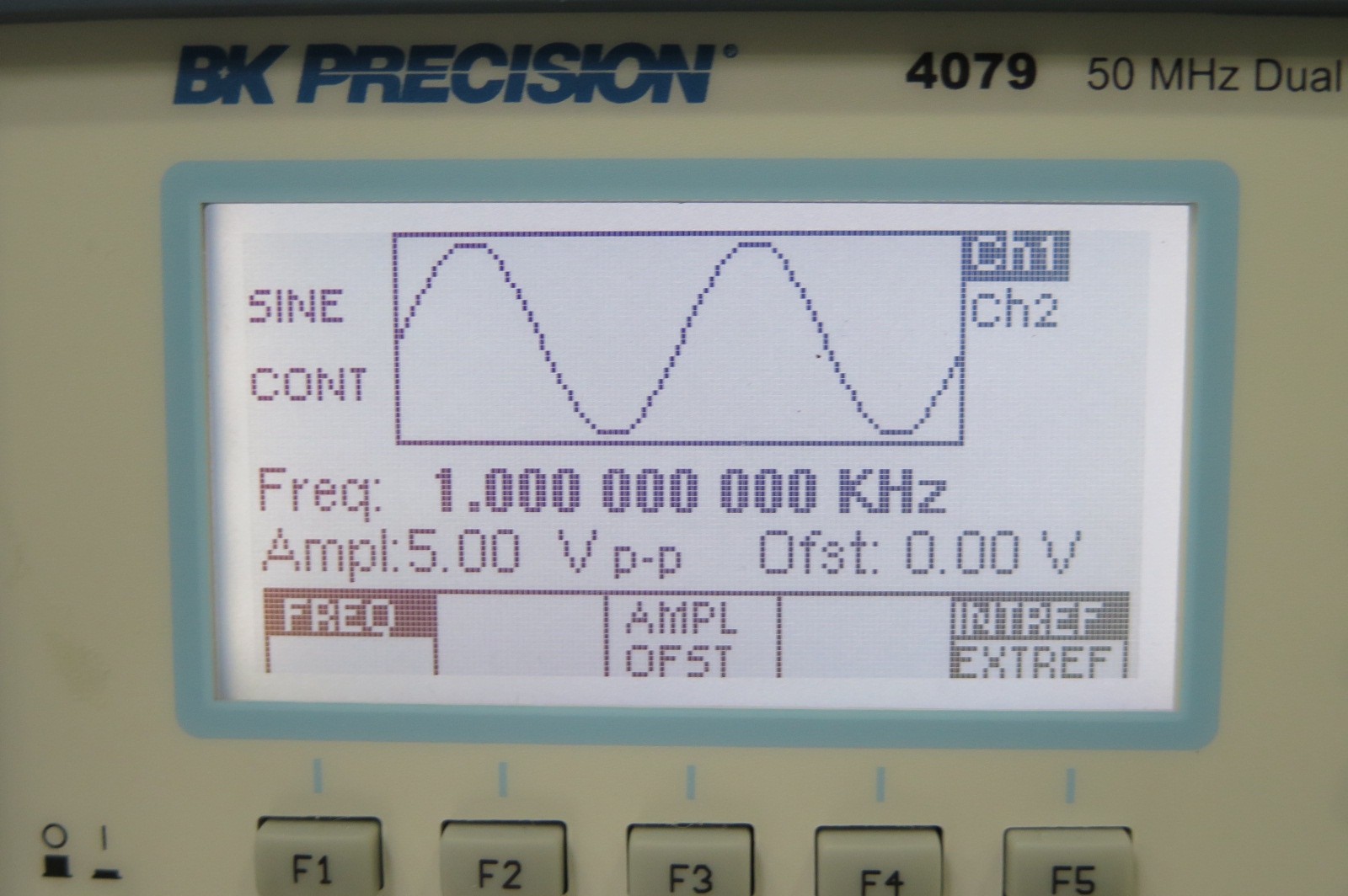 R203488 BK Precision 4079 50MHz Dual Ch Arbitrary Waveform / Function Generator