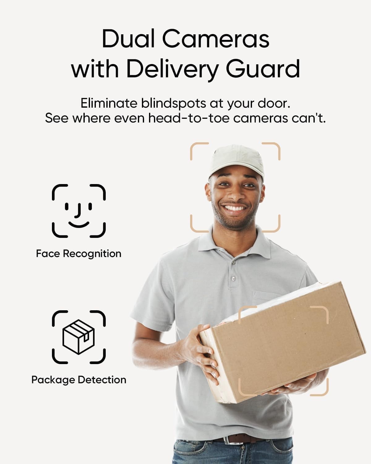 eufy E340 Wireless Video Doorbell Security Dual Camera with Extra Battery New