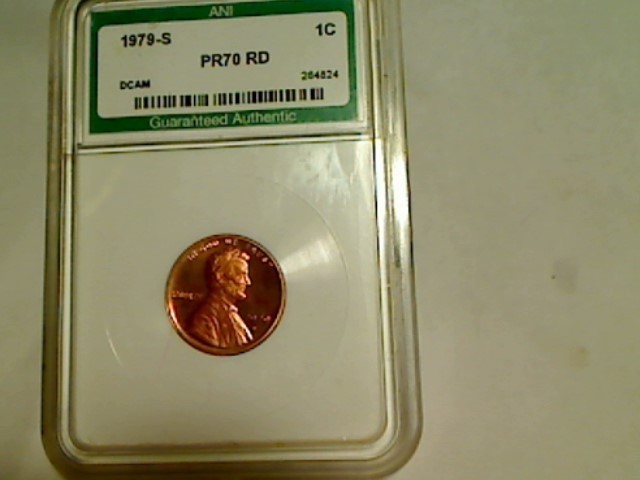 1979 -S Lincoln Cent Gem Proof Type 2 (Clear S) PCGS DCAM PR70