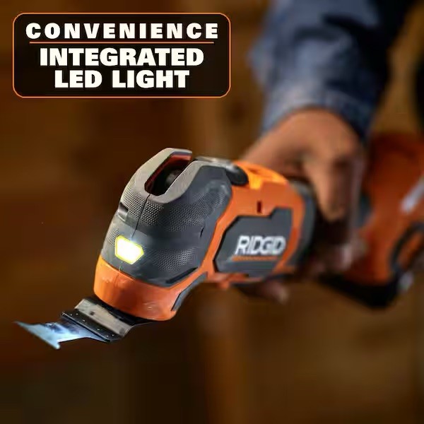 RIDGID 18V NUKE SubCompact Brushless Cordless Multi-Tool (Tool Only) RNKSMT01B