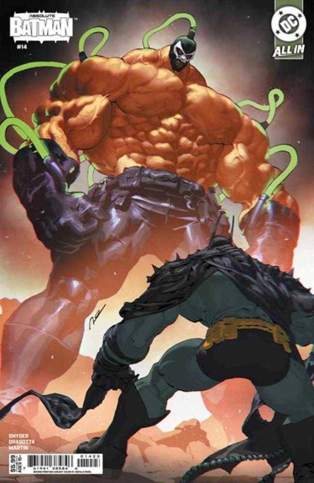 Absolute Batman #14 2nd Print Cover B Gerald Parel Card Stock Variant (NM)
