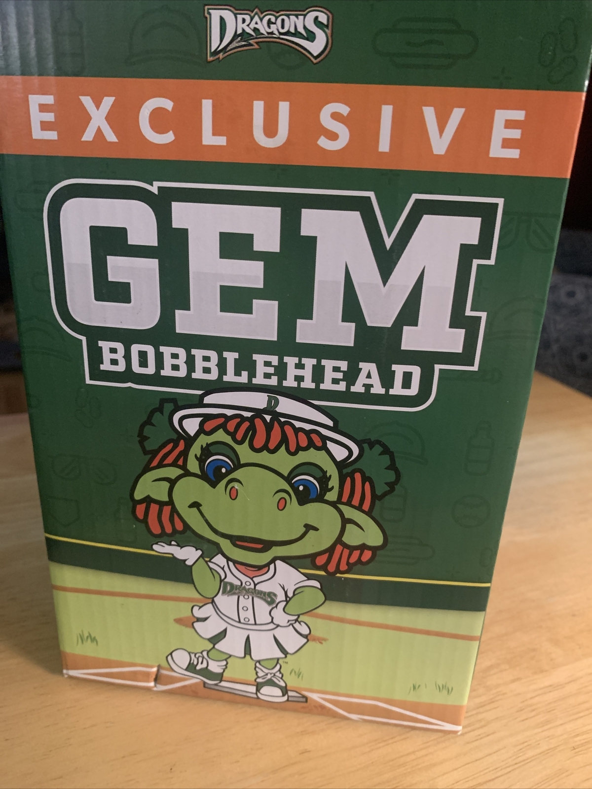 Dayton Dragons Gem Bobblehead Exclusive Season tickets holders 2001