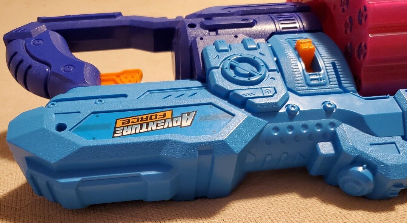 Adventure Force Super Drum Dart Blaster TESTED Working