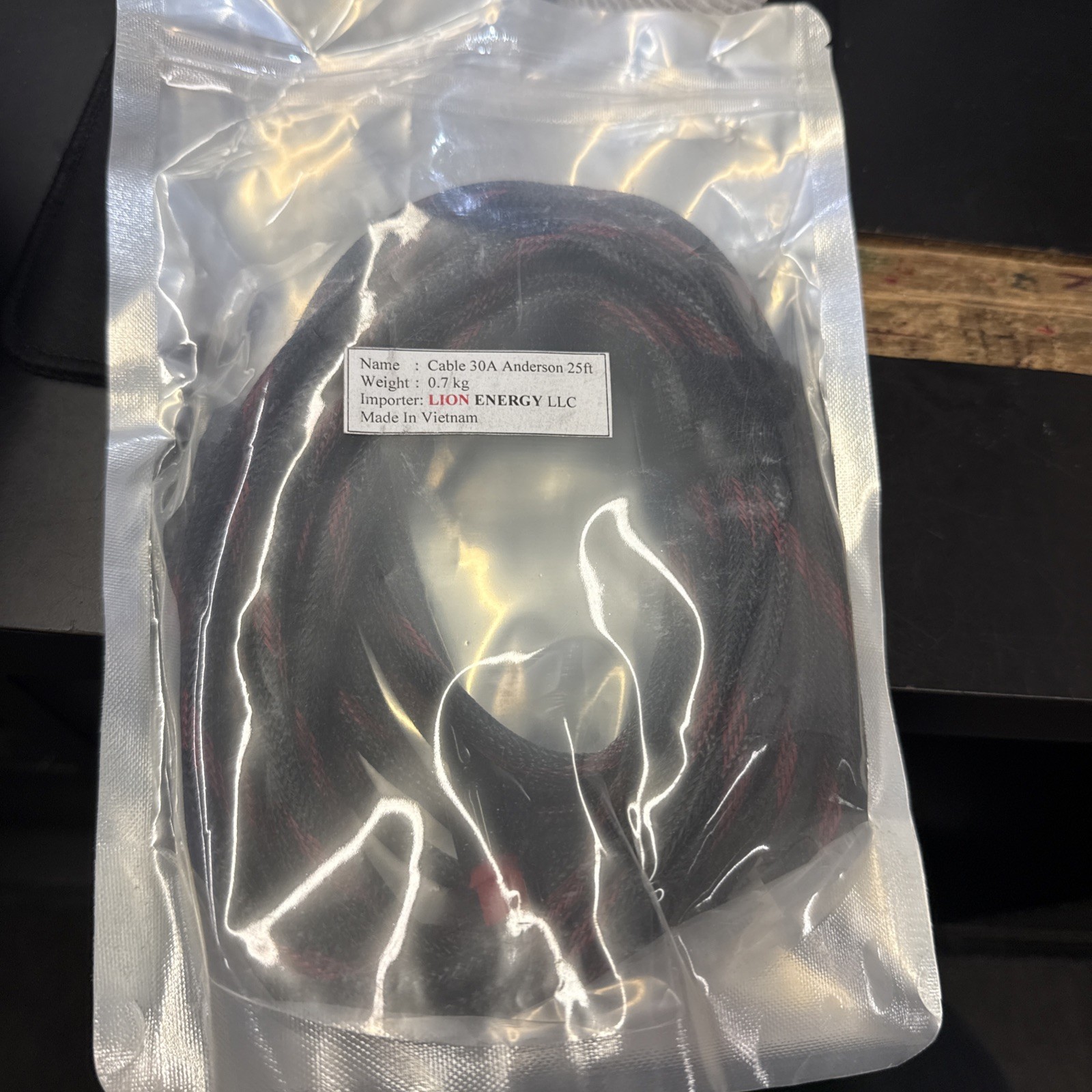 10AWG Anderson-Style Extension Cable 25FT, Anderson-Style 30A 25 FT
