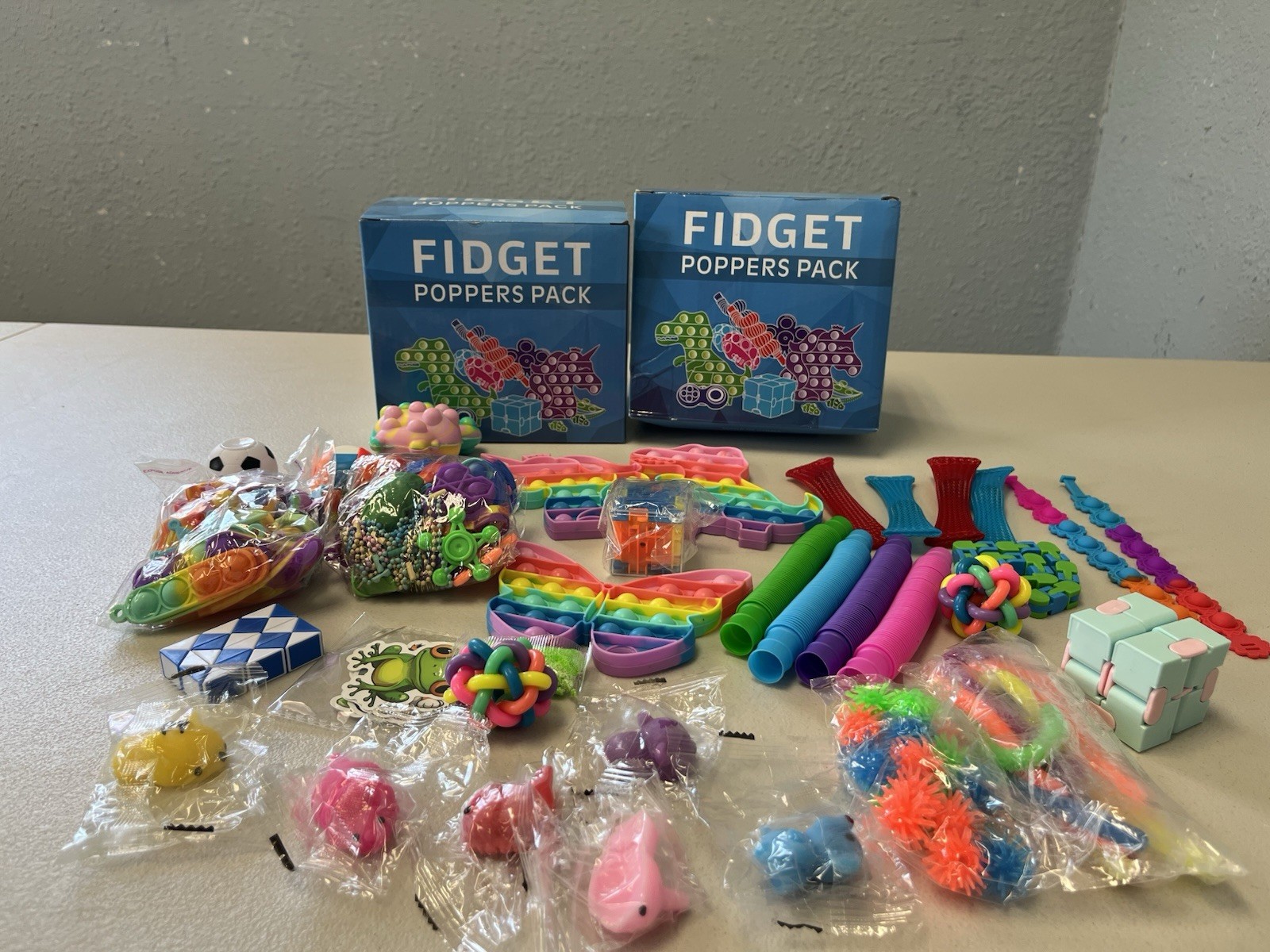 🔥 Fidget Poppers 120 Pack Sensory Toys Bulk Lot Autism ADHD Stress Relief NEW
