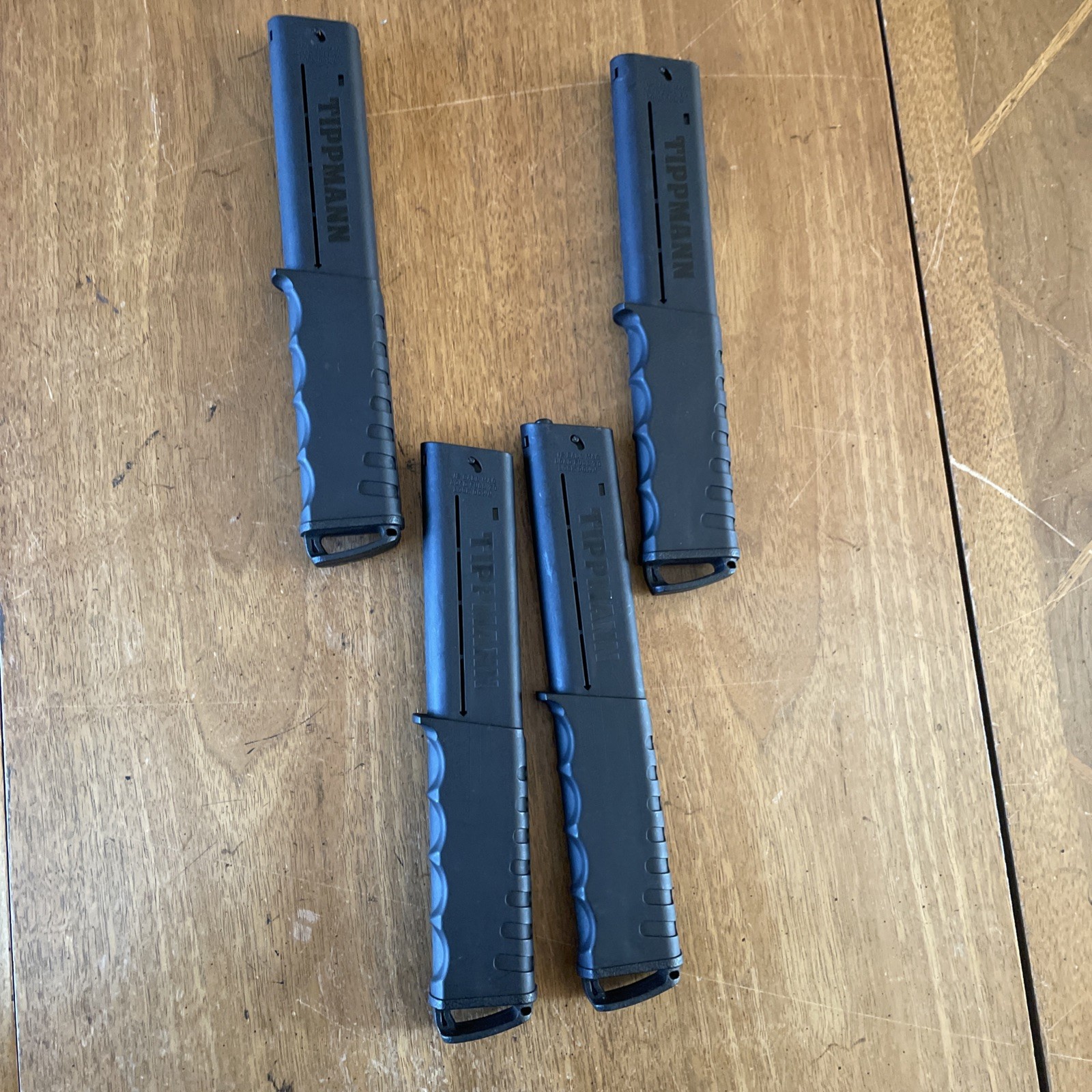Lot Of Four Tippman 12 Ball Paintball Mags Black