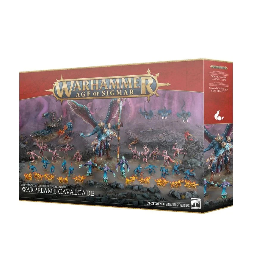 Tzeentch Disciples Warpflame Cavalcade Battleforce Warhammer Age of Sigmar 40K