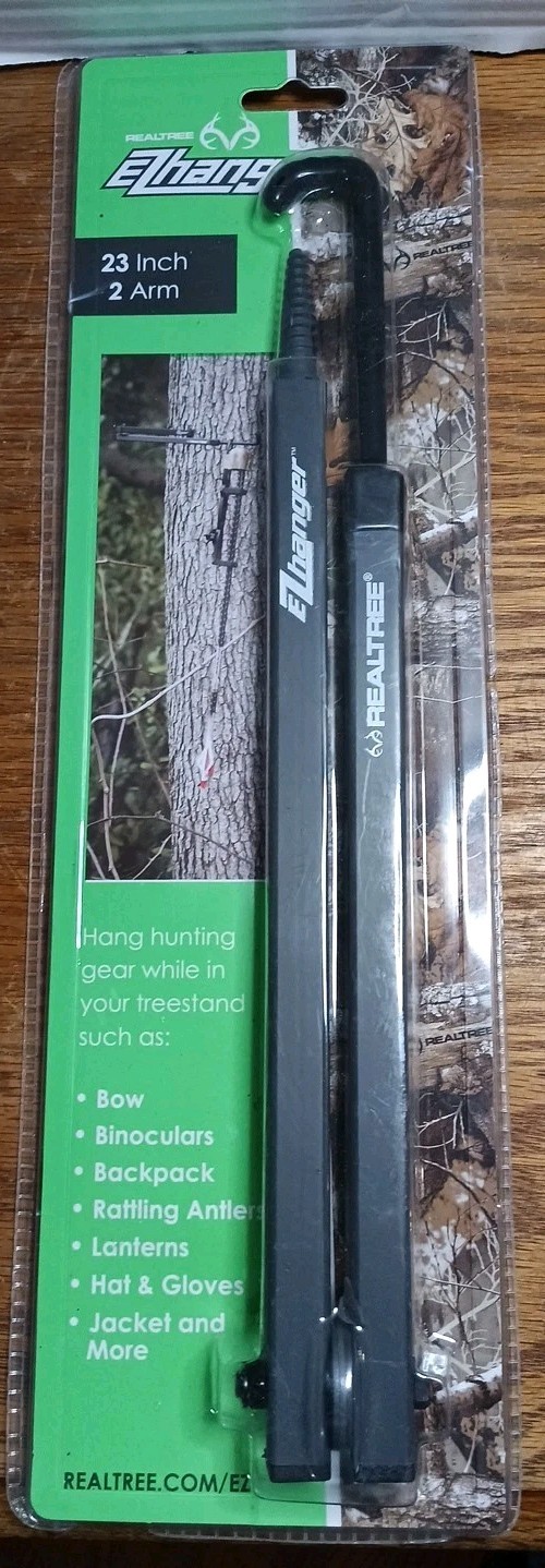 Realtree EZ Hanger 2 Arm Hanger 23" L Adjustable Collapsible Multi Purpose