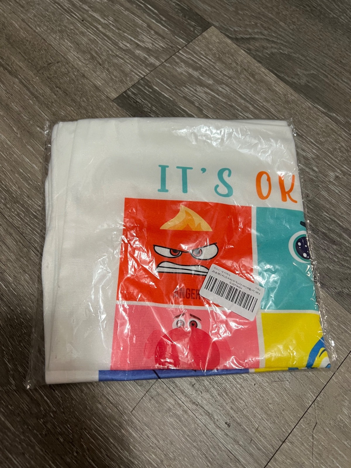 Disney Pixar Inside Out It’s OK To Feel Pillow Case New Sealed