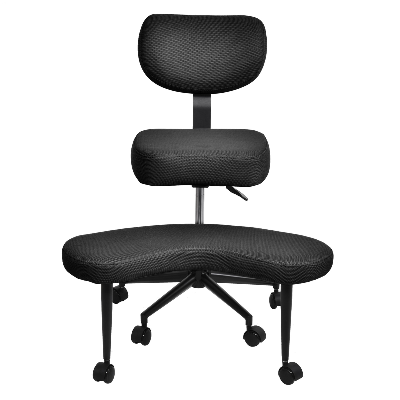 Ergonomic Criss Cross Legged Office Chair 360°Swivel Adjustable Kneeling Chair