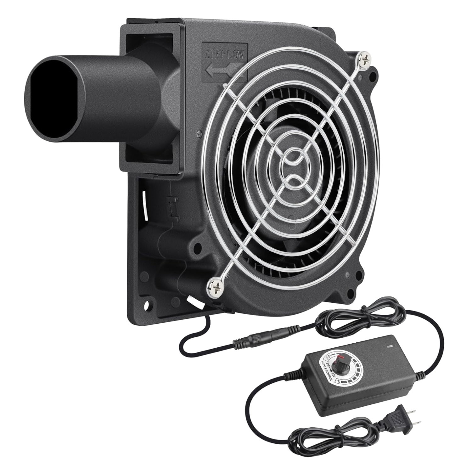 120mm x 32mm High Velocity Squirrel Cage Blower Fan - Versatile Cooling Solution