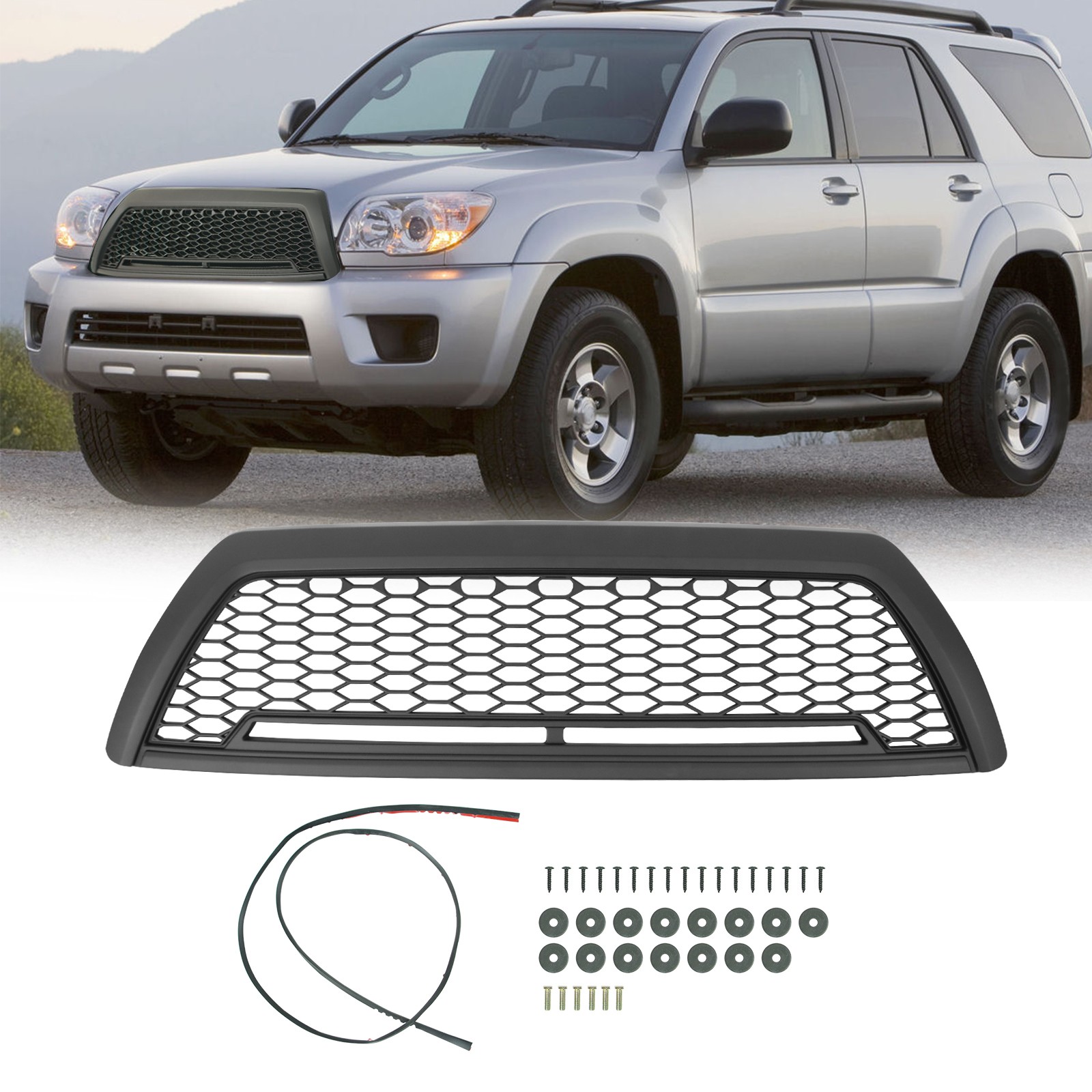 For 2006-2009 TOYOTA 4RUNNER Car Front Bumper Grille
