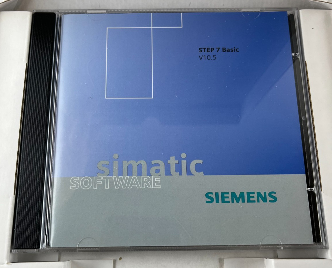 Siemens SIMATIC STEP 7 Basic V10.5 Engineering Software DVD Single License NOS