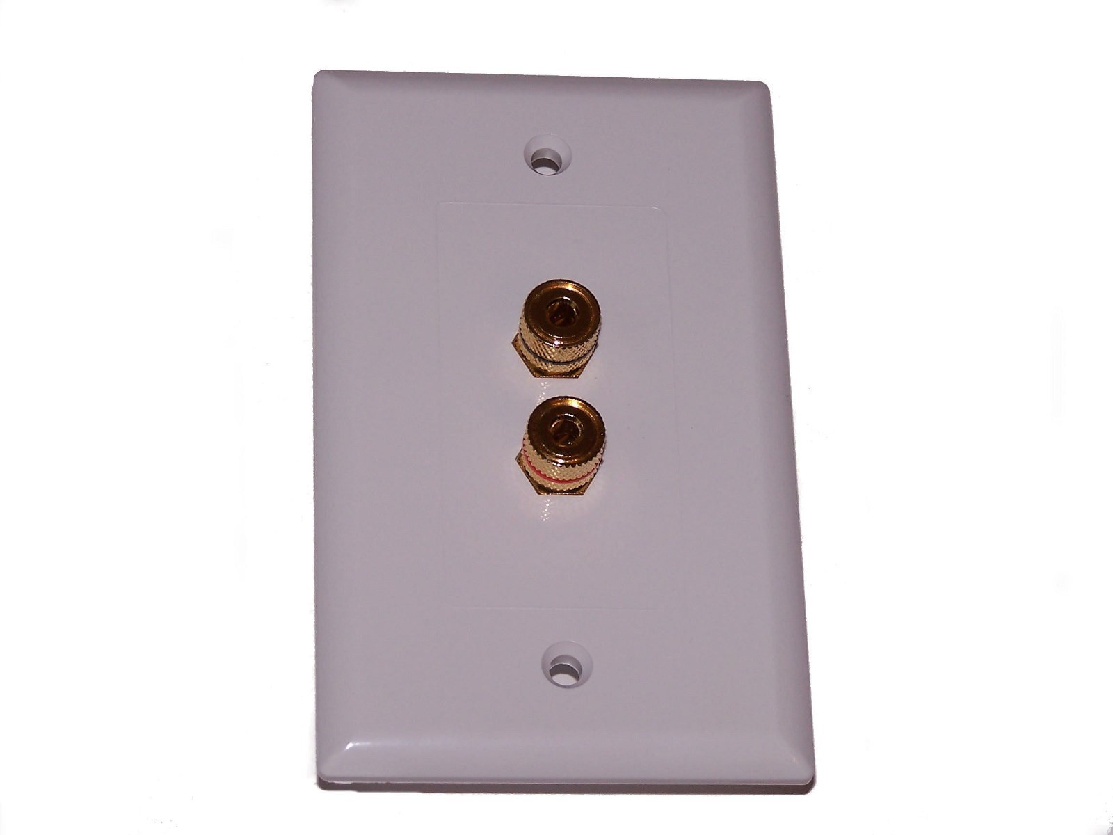 Speaker Wall Plate 2 Post for 1 Speaker High Quality