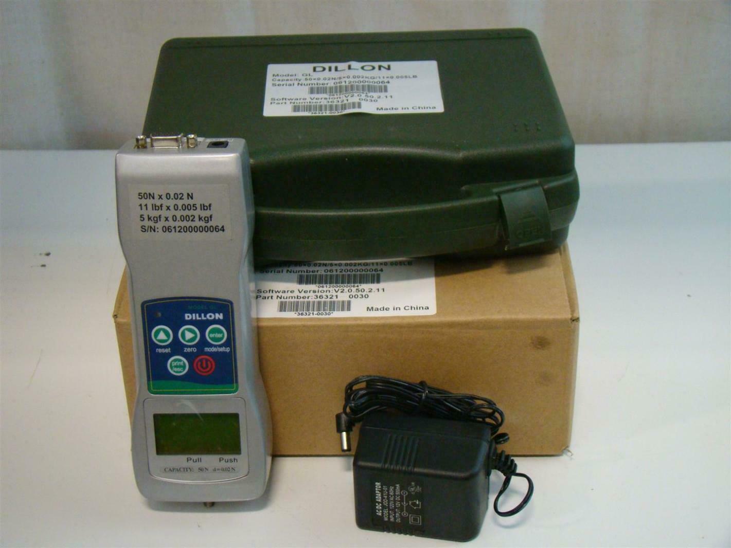 Dillon GL Digital Force Gauge 061200000064 36321 0030 RS-232C